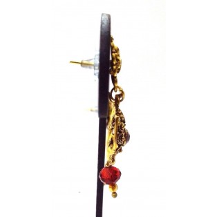 Golden Oxidized Earrings Jhumka Jhumki Bolly Imitation Jewelry Drop Dangle EA149